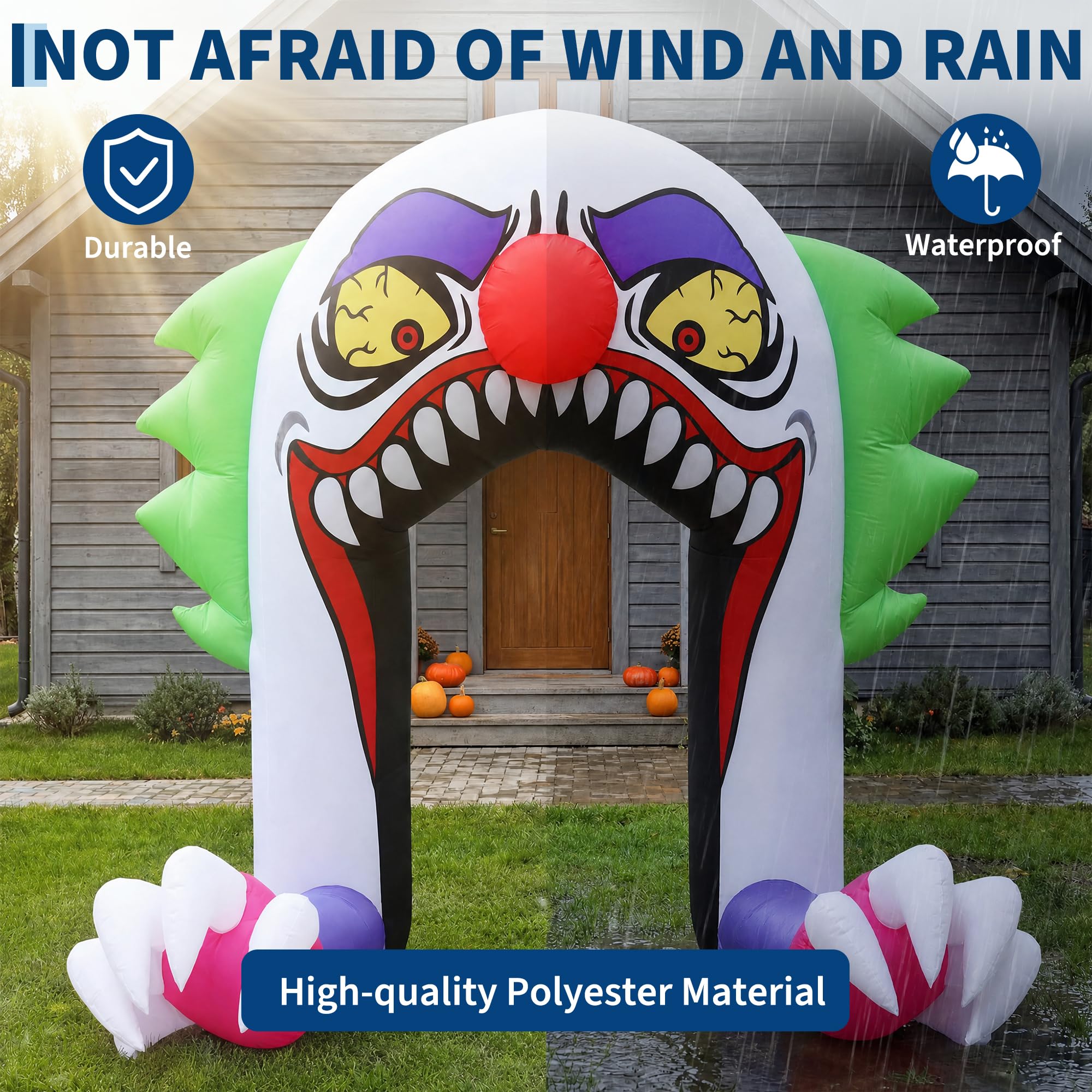 5ft Halloween Inflatable Clown - Outdoor Lighting Effects ulasan dan harga