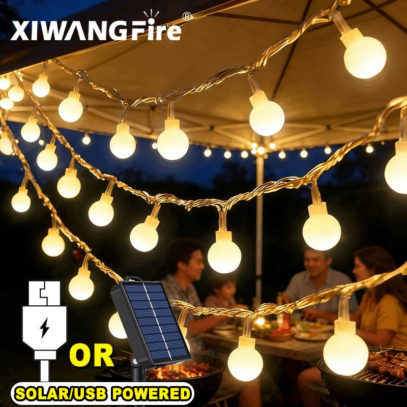 3-10M Solar/USB/Battery String - Outdoor Lighting And Landscape ulasan dan harga