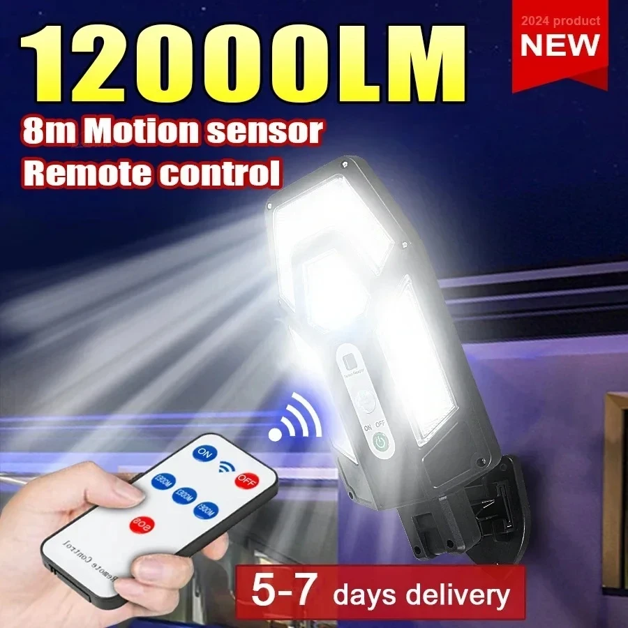 12000LM Powerful Solar Wall La - Outdoor Lighting And Landscape ulasan dan harga