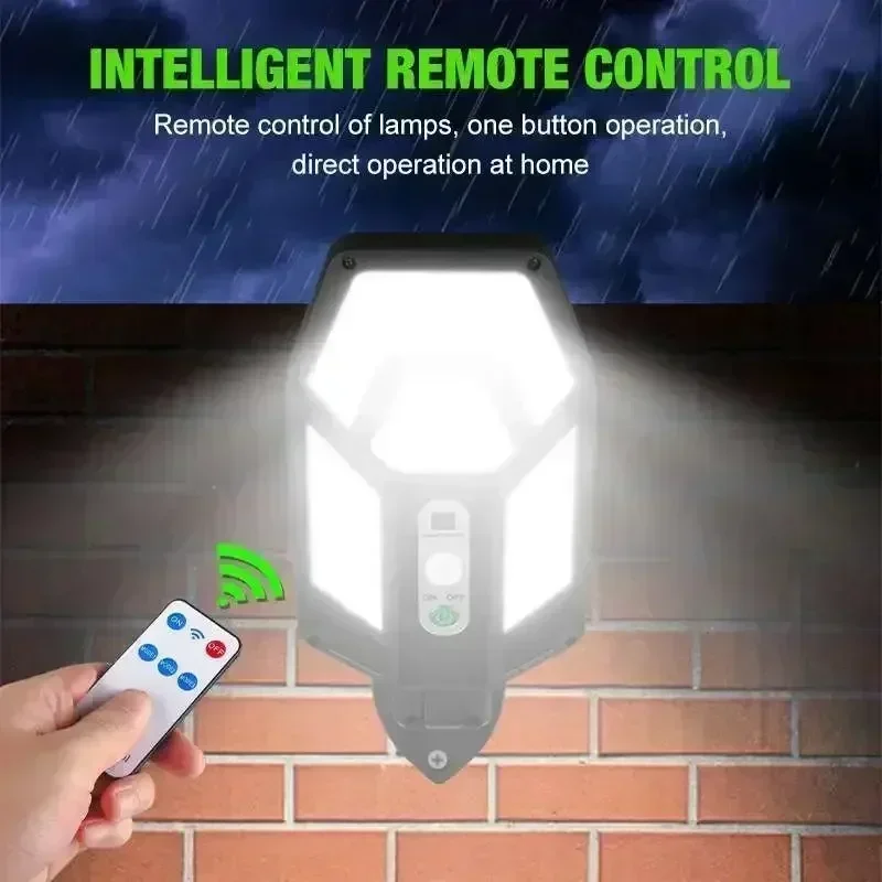 12000LM Powerful Solar Wall La - Outdoor Lighting And Landscape ulasan dan harga