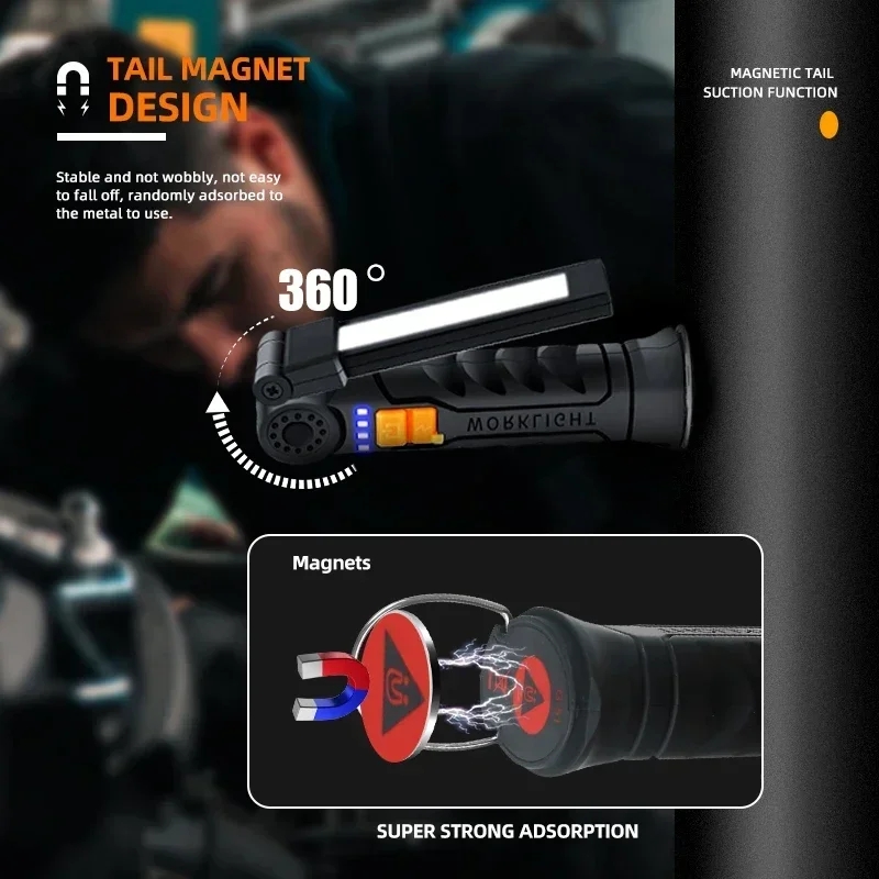 Portable LED COB Search Lights - Outdoor Lighting Waterproof ulasan dan harga