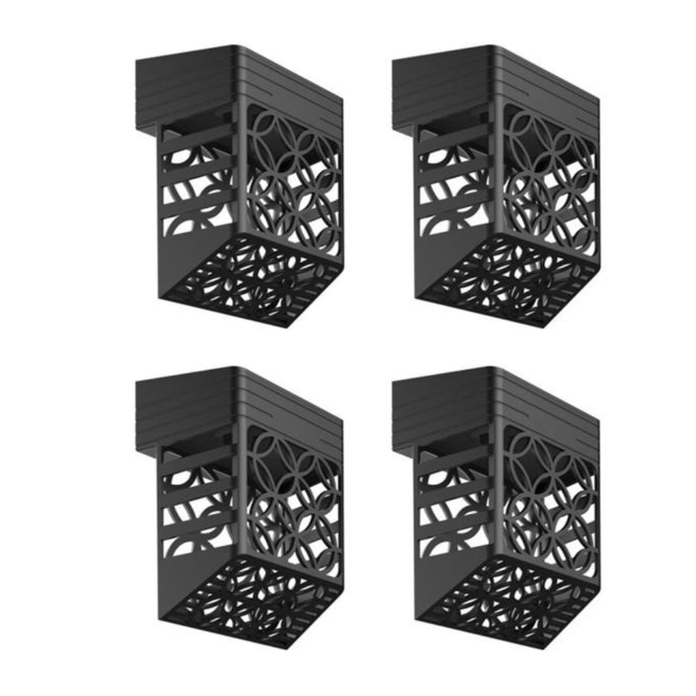 Solar Powered LED Garden Fence - Outdoor Lighting Black ulasan dan harga